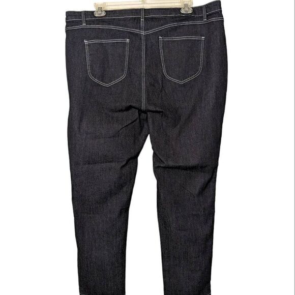 Modcloth Women's Plus Size High Rise Straight Leg Jeans Blue Size 26R NWT - Picture 2 of 15